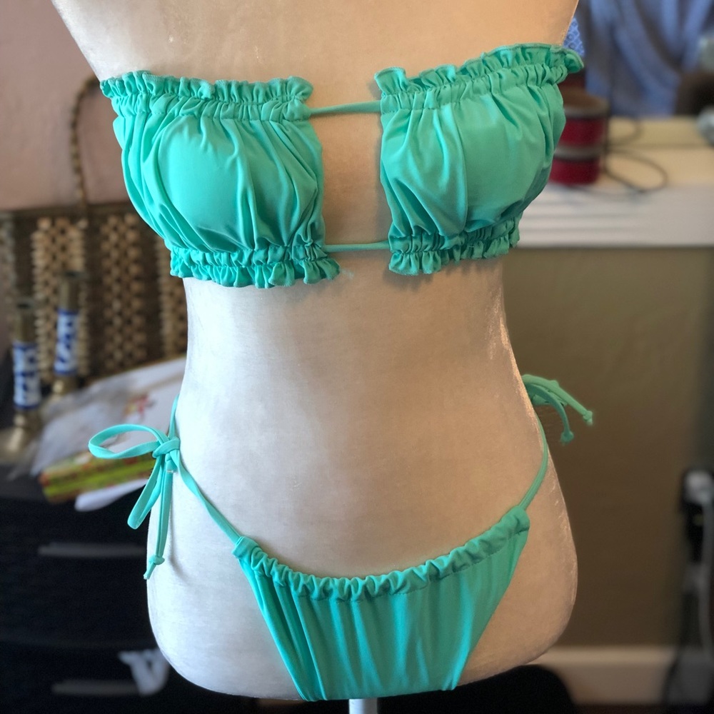 Ocean blue swim suit